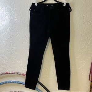 Kut From The Kloth High Rise ‘Diana’ Fab Ab Skinny Black Corduroy